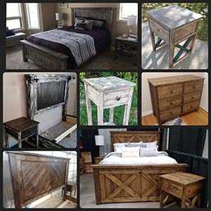 Knotty Pine Woodworks Farm House Bedroom Sets